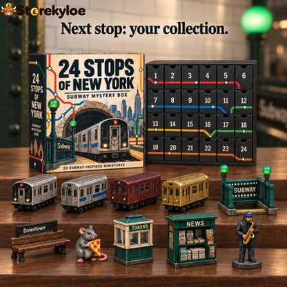 🚇 24 Stops of New York – Subway Mystery Advent Calendar 🗽