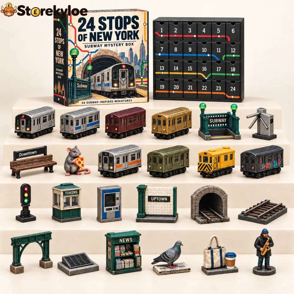 🚇 24 Stops of New York – Subway Mystery Advent Calendar 🗽