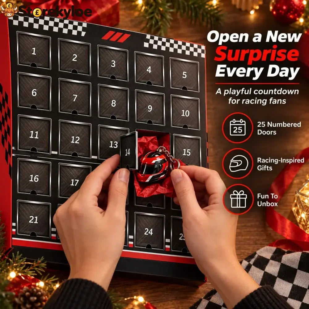 🏁 25-day Formula Racing Advent Calendar – Ultimate Christmas Countdown For Racing Fans