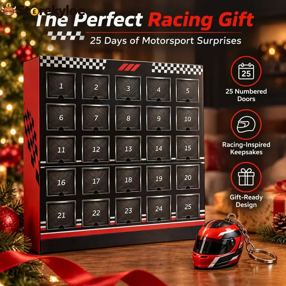 🏁 25-day Formula Racing Advent Calendar – Ultimate Christmas Countdown For Racing Fans
