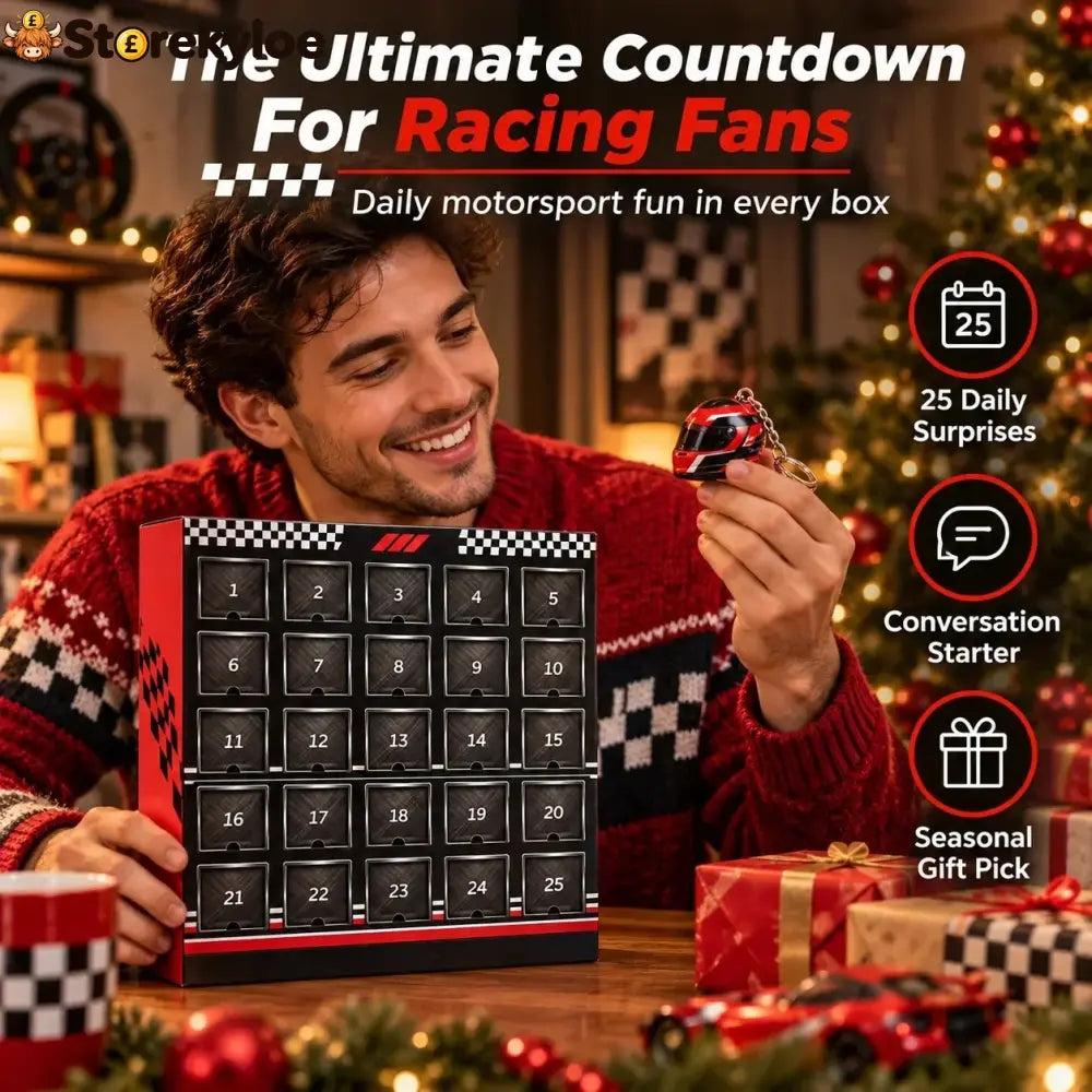 🏁 25-day Formula Racing Advent Calendar – Ultimate Christmas Countdown For Racing Fans