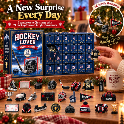 🏒 Hockey Lover Advent Calendar 2026 – 24 Days of Hockey-Themed Christmas Surprises——Open. Hang. Collect. Celebrate. 🎄 24 little surprises made for true hockey lovers.