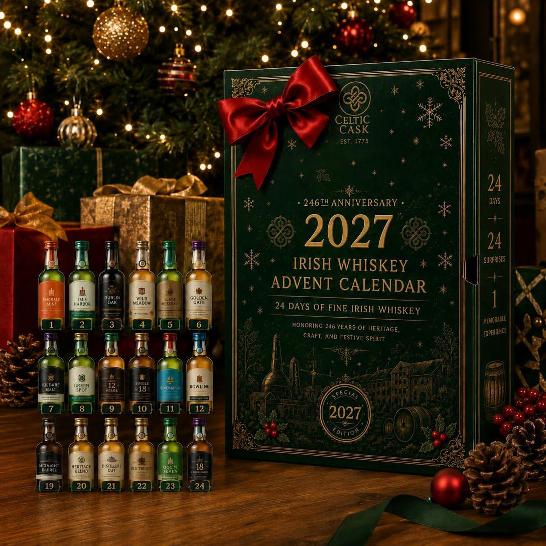⏰Limited Stock 49% OFF❄️2026 246th Anniversary Advent Calendar📅24 DAYS OF IRISH WHISKEY
