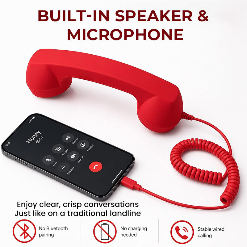 Retro Phone Handset for Smartphones