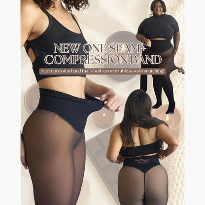 ❄️One-Seam Shaping Fleece Leggings✨✨Stay Warm.Look Snatched💕
