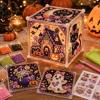 3D Christmas Diamond Painting Gift Box DIY Kit