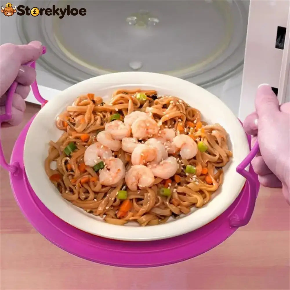 3-in-1 Plastic Microwave Plate Holder