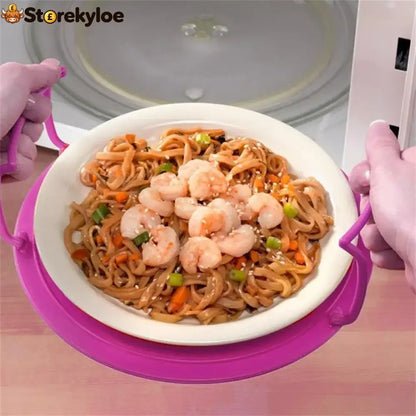 3-in-1 Plastic Microwave Plate Holder