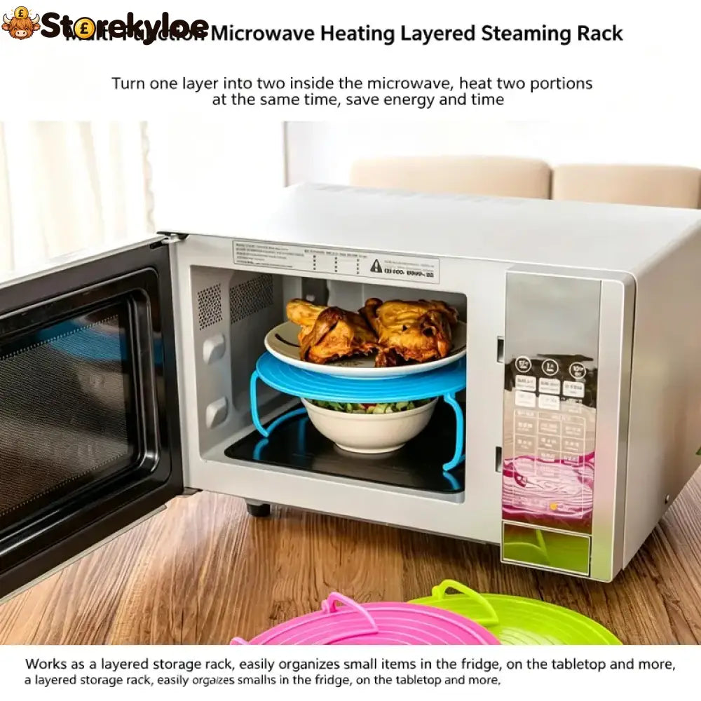 3-in-1 Plastic Microwave Plate Holder