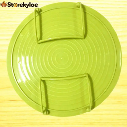 3-in-1 Plastic Microwave Plate Holder - Green