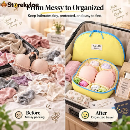 🧳 3-in-1 Travel Underwear Storage Bag