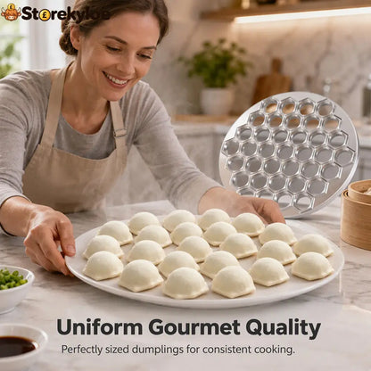 🥟 37-Hole Dumpling Mold | Fast Batch Maker - Hot Sale