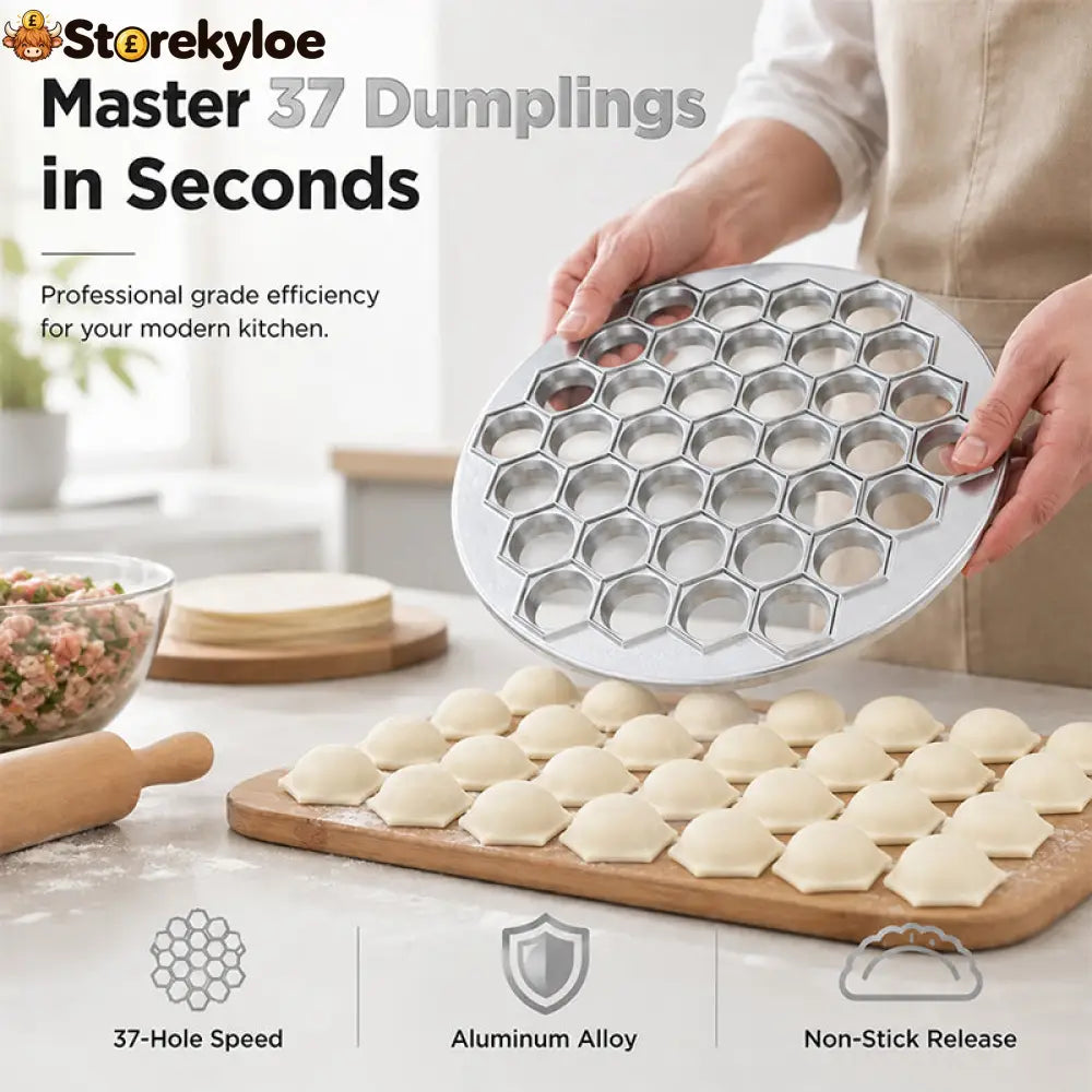 🥟 37-Hole Dumpling Mold | Fast Batch Maker - Hot Sale