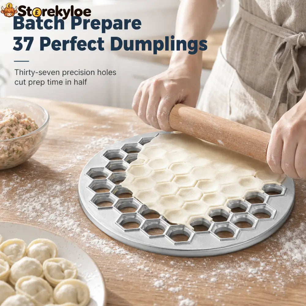 🥟 37-Hole Dumpling Mold | Fast Batch Maker - Hot Sale