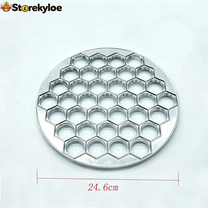 🥟 37-Hole Dumpling Mold | Fast Batch Maker - Silver - Hot Sale