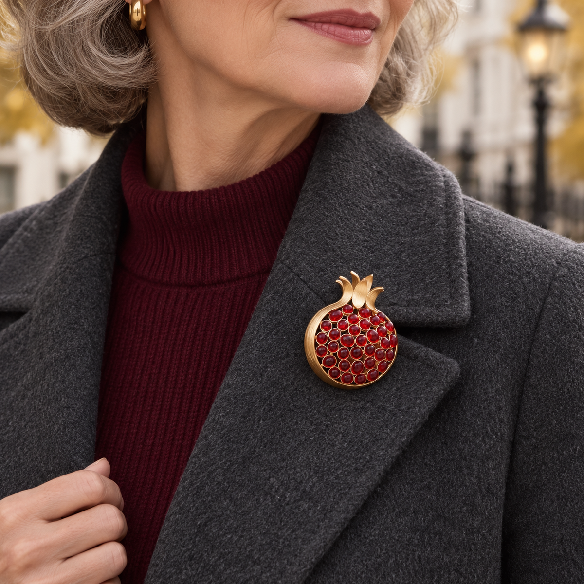 🍎Pomegranate Brooch | Carry Blessings & Prosperity