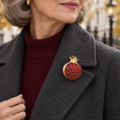 🍎Pomegranate Brooch | Carry Blessings & Prosperity