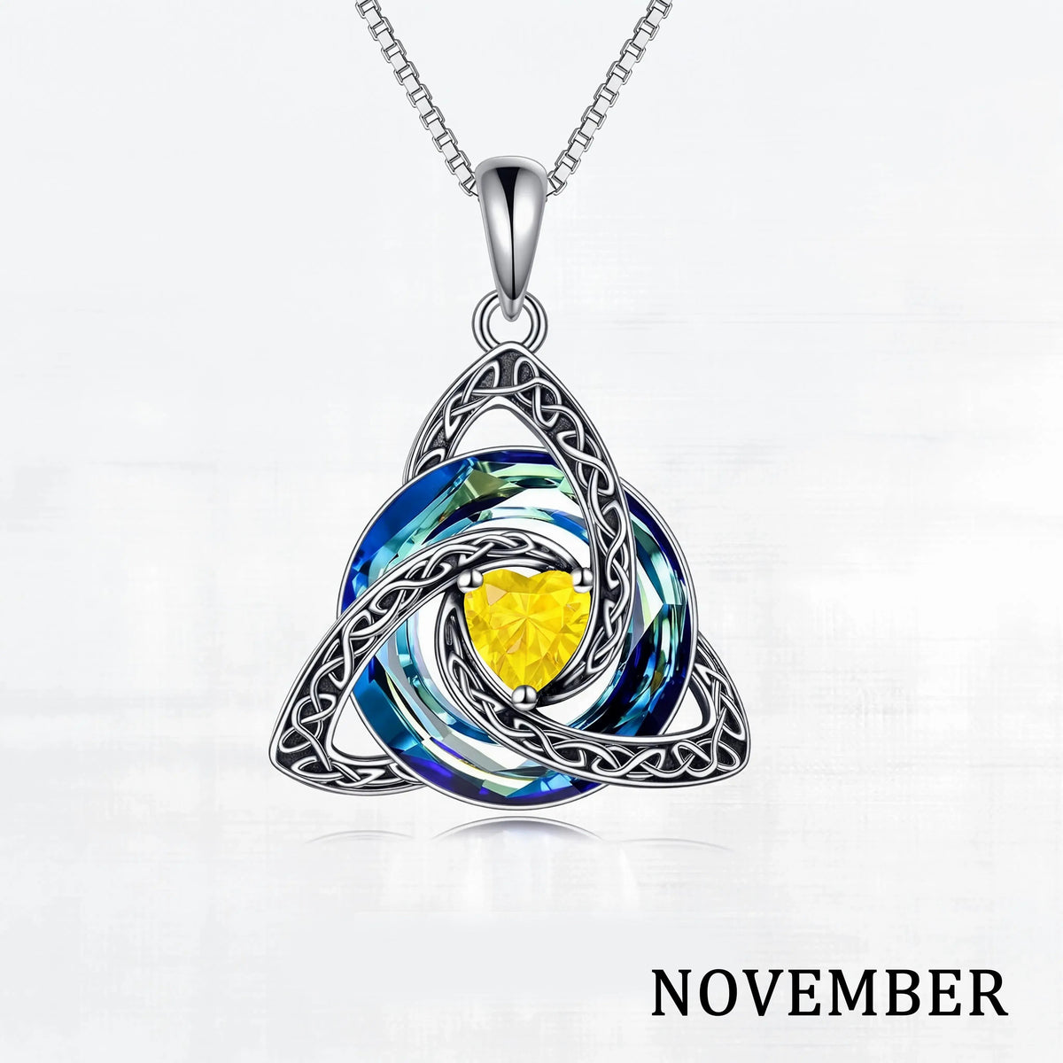 ♾️💖Birthstone Celtic Knot Necklace for Women