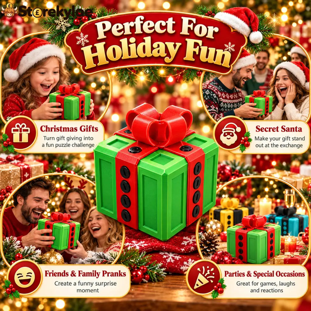 🎁 3D Christmas Prank Gift Box