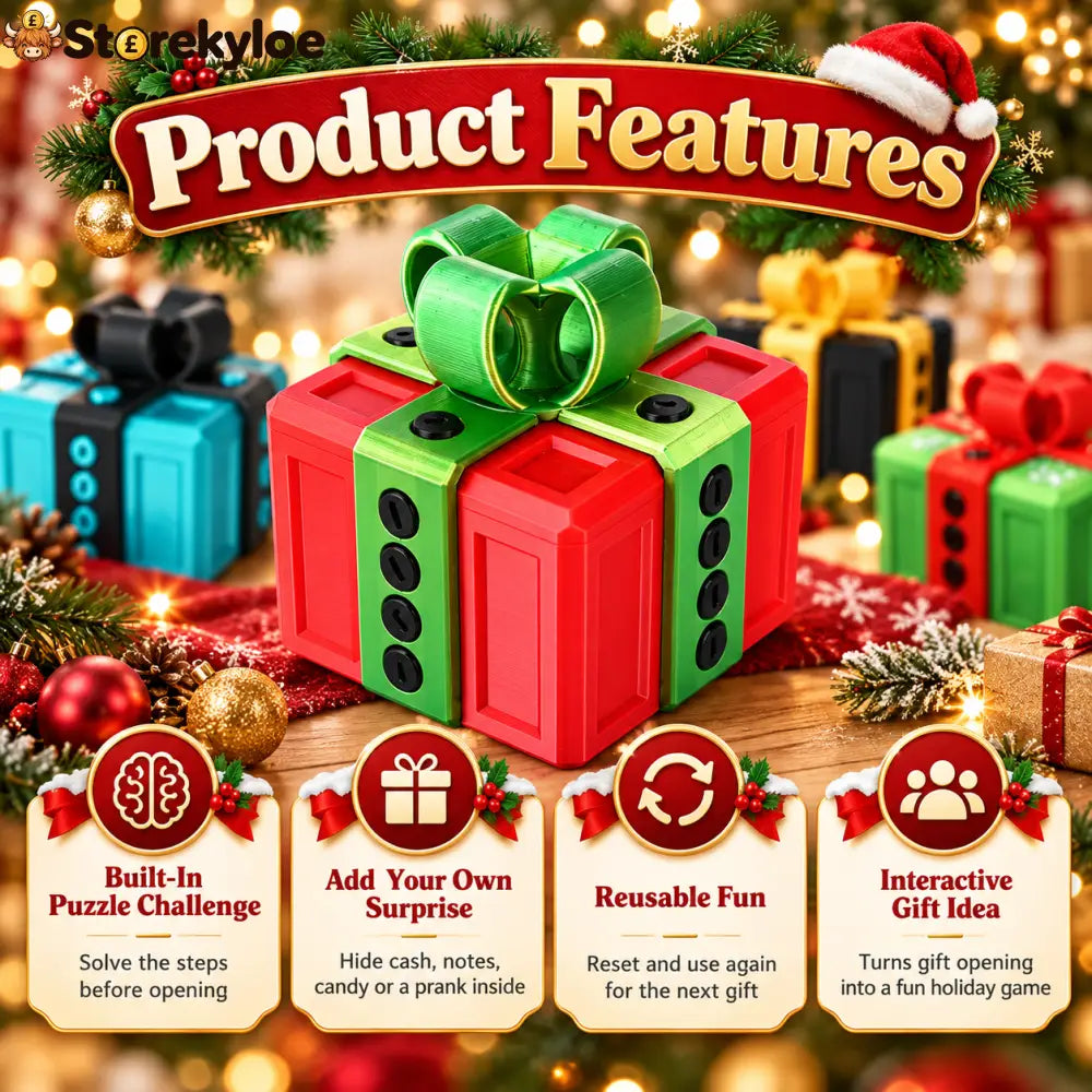 🎁 3D Christmas Prank Gift Box