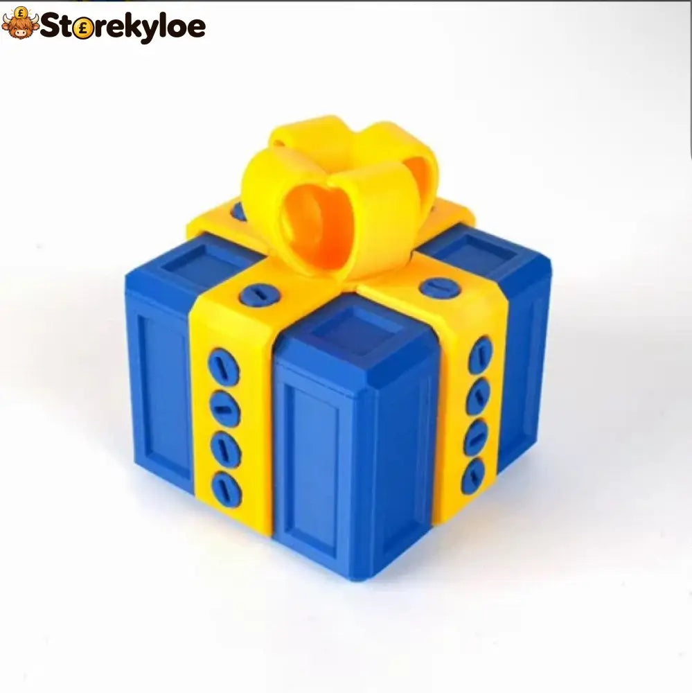 🎁 3D Christmas Prank Gift Box - Gift Box / Blue