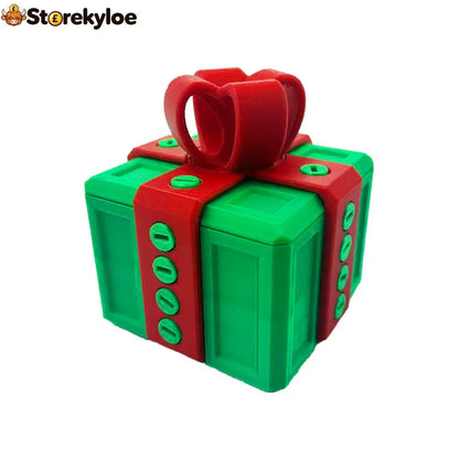 🎁 3D Christmas Prank Gift Box - Gift Box / Green