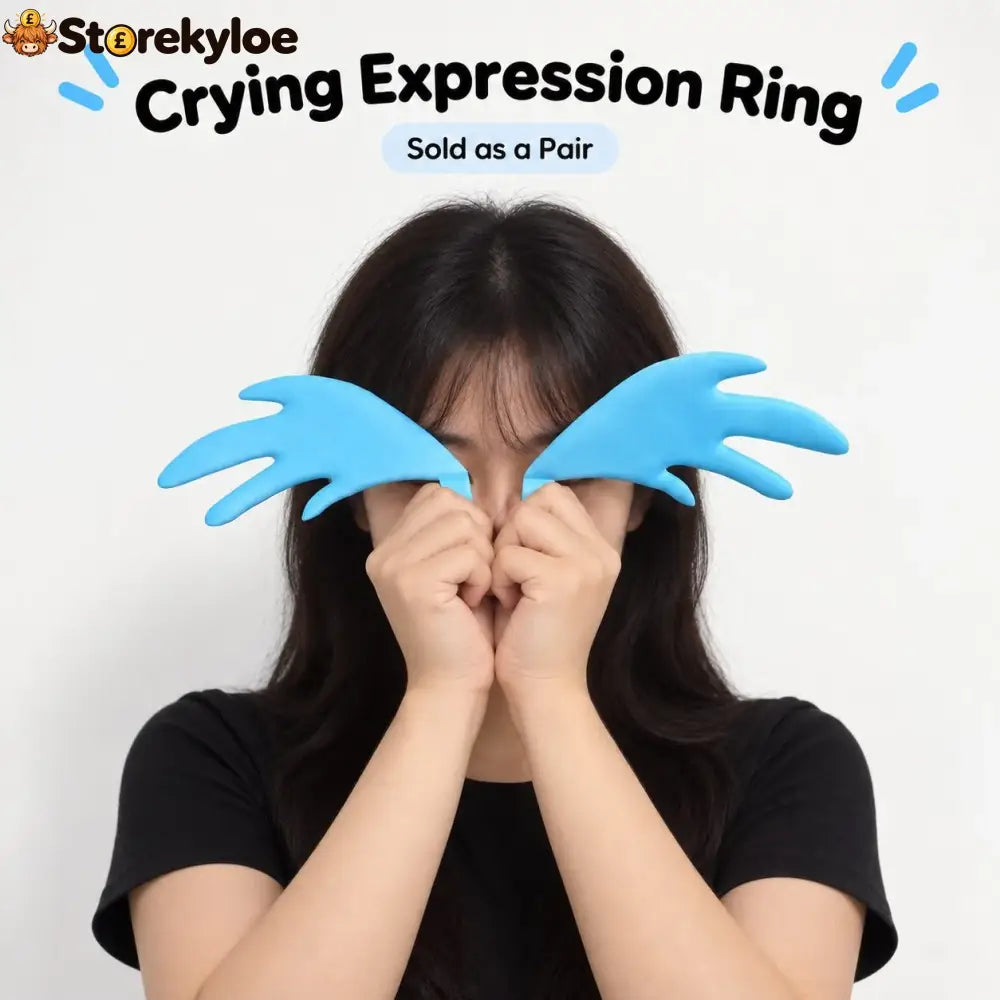 3d Printed Anime-inspired Crying Expression Ring