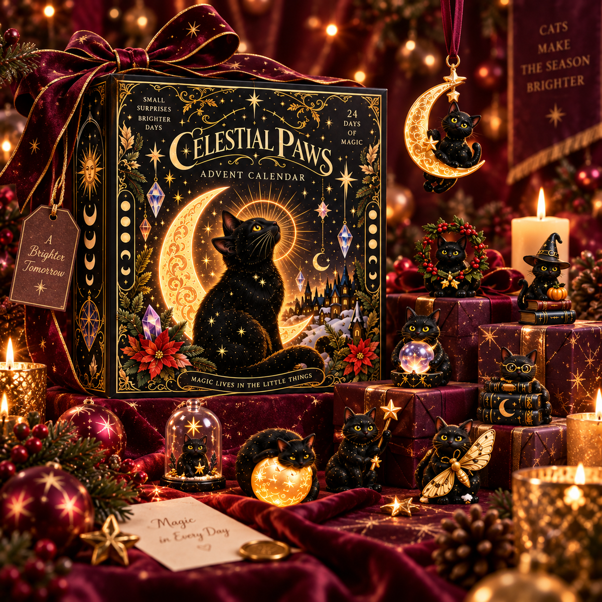🐈‍⬛🌙 Celestial Paws Advent Calendar – 24 Days of Black Cat Magic