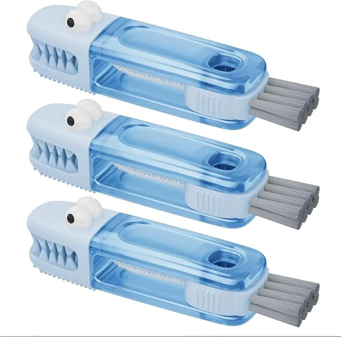 ✨3-in-1 Crocodile Brush 🐊  Deep Cleaning for Narrow Cup Lids & Tableware Gaps 🧼