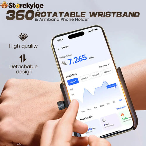 📢📢40% OFF!! ⏰360° Rotatable Wristband & Armband Phone Holder💪📱 - Outdoor Products