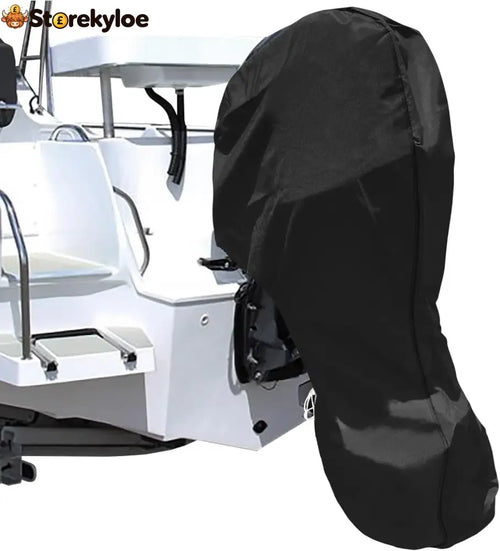 🚤 420d Oxford Outboard Motor Cover – Full Protection From Rain Snow And Uv Damage With A Tool-free Fit 🛡️ - 0-5HP