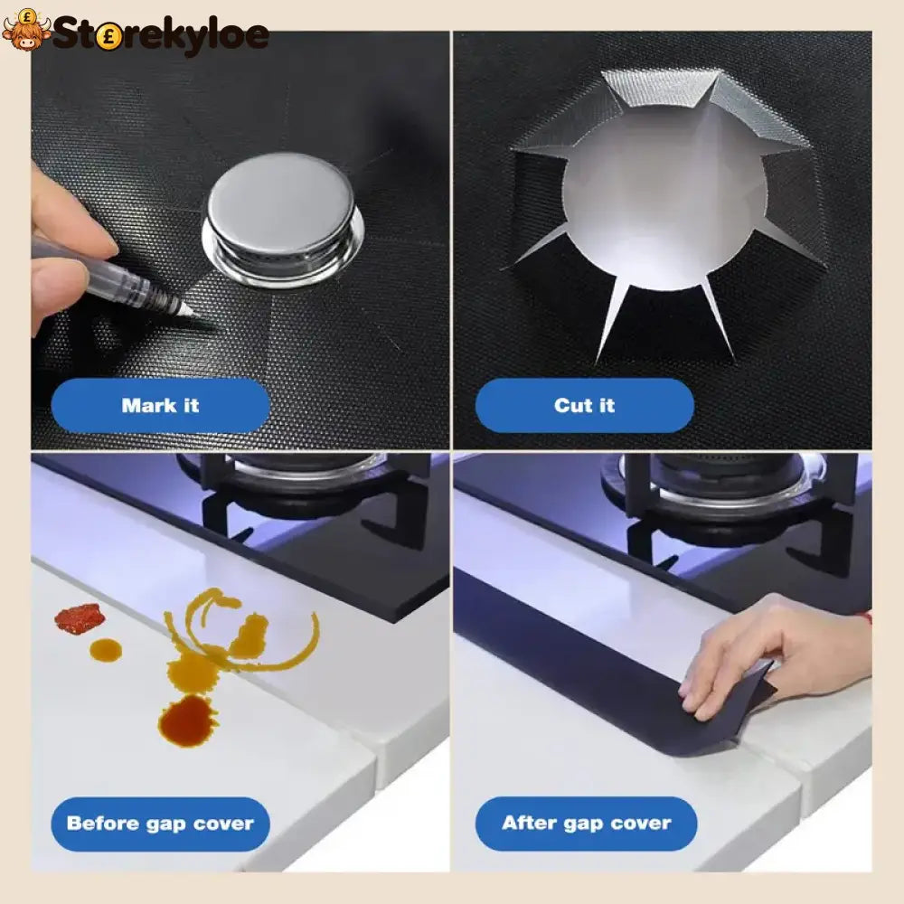 📢📢50% OFF !! ⏰Reusable Gas Stove Burner Protectors