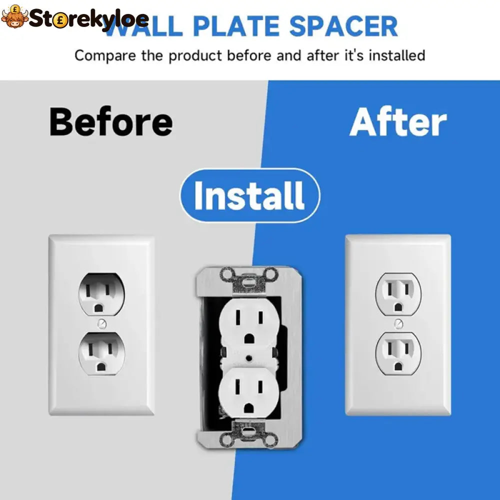 📢📢50% OFF !! ⏰Flush Fit Wall Plate Spacer