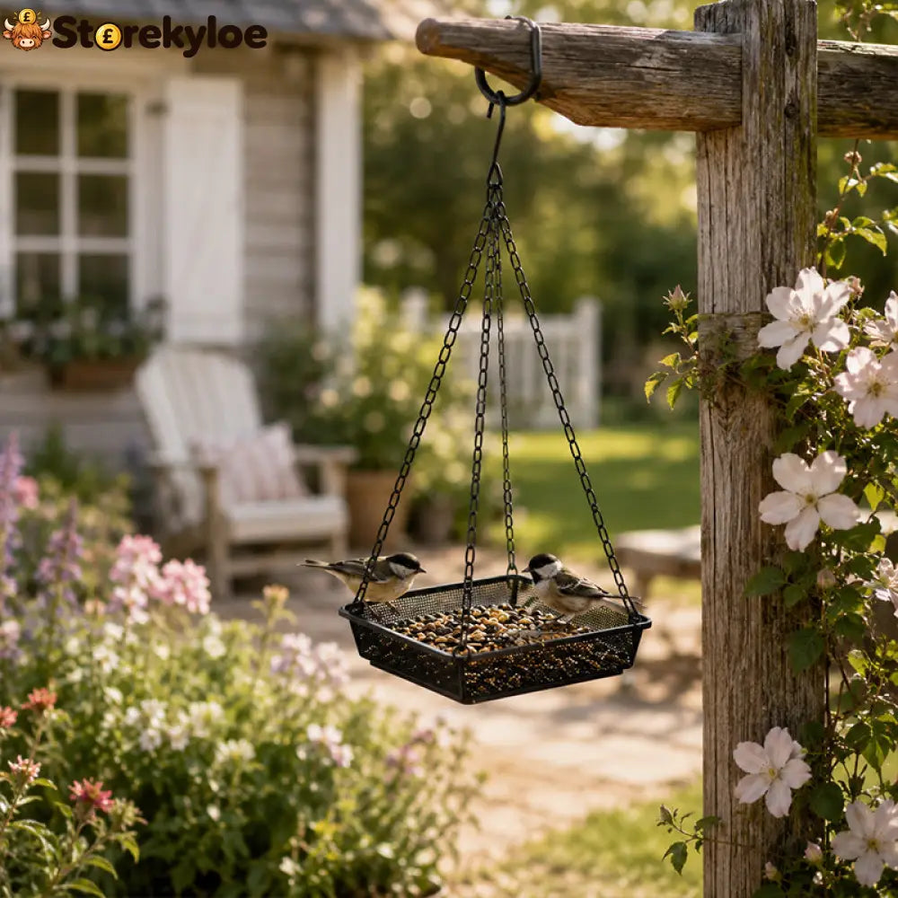 🐦🌾 50% OFF! 🌿 Hanging Bird Feeder Tray