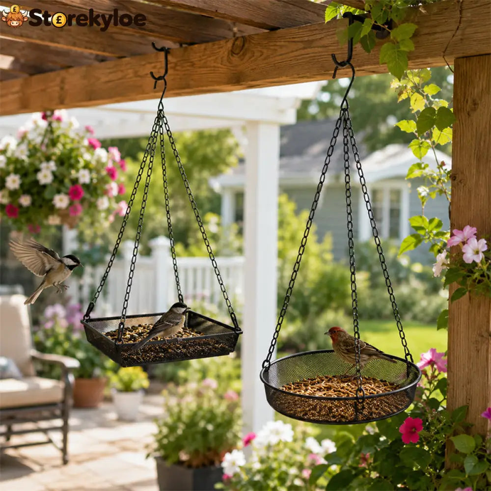 🐦🌾 50% OFF! 🌿 Hanging Bird Feeder Tray
