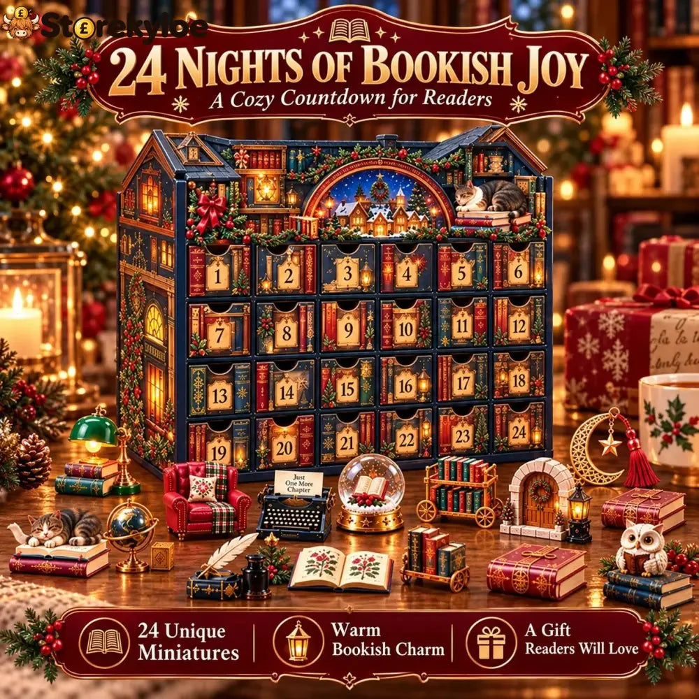 🎄 49% OFF 📚 24 Nights of Bookish Joy Advent Calendar – 24 Unique Mini Literary Treasures for Readers & Book Lovers