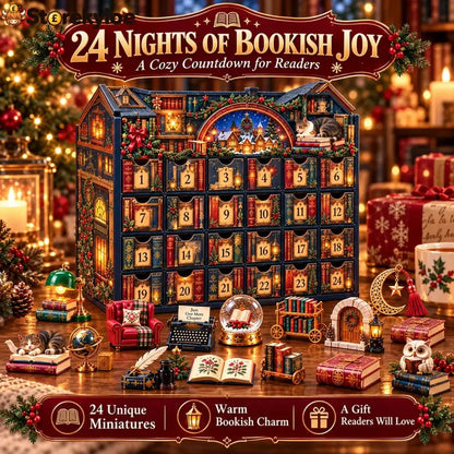 🎄 49% OFF 📚 24 Nights of Bookish Joy Advent Calendar – 24 Unique Mini Literary Treasures for Readers & Book Lovers