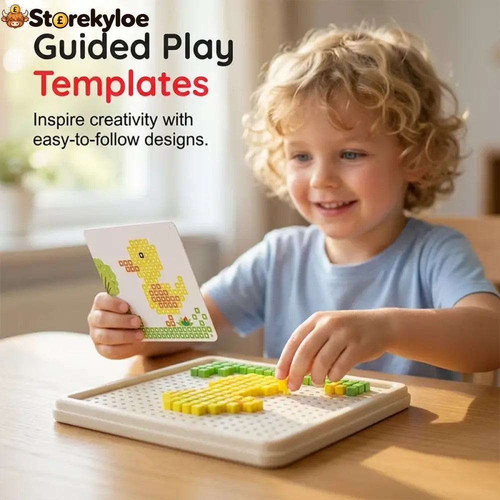 📢📢49% OFF!! ⏰Creative Mushroom Finger Puzzle Pegboard Toy - Jigsaw Puzzle + Storage Case