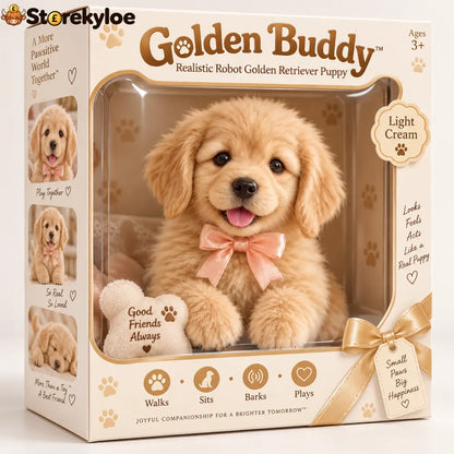 🎄49% OFF🐕🐾 Golden Buddy™ Realistic Robot Golden Retriever Puppy