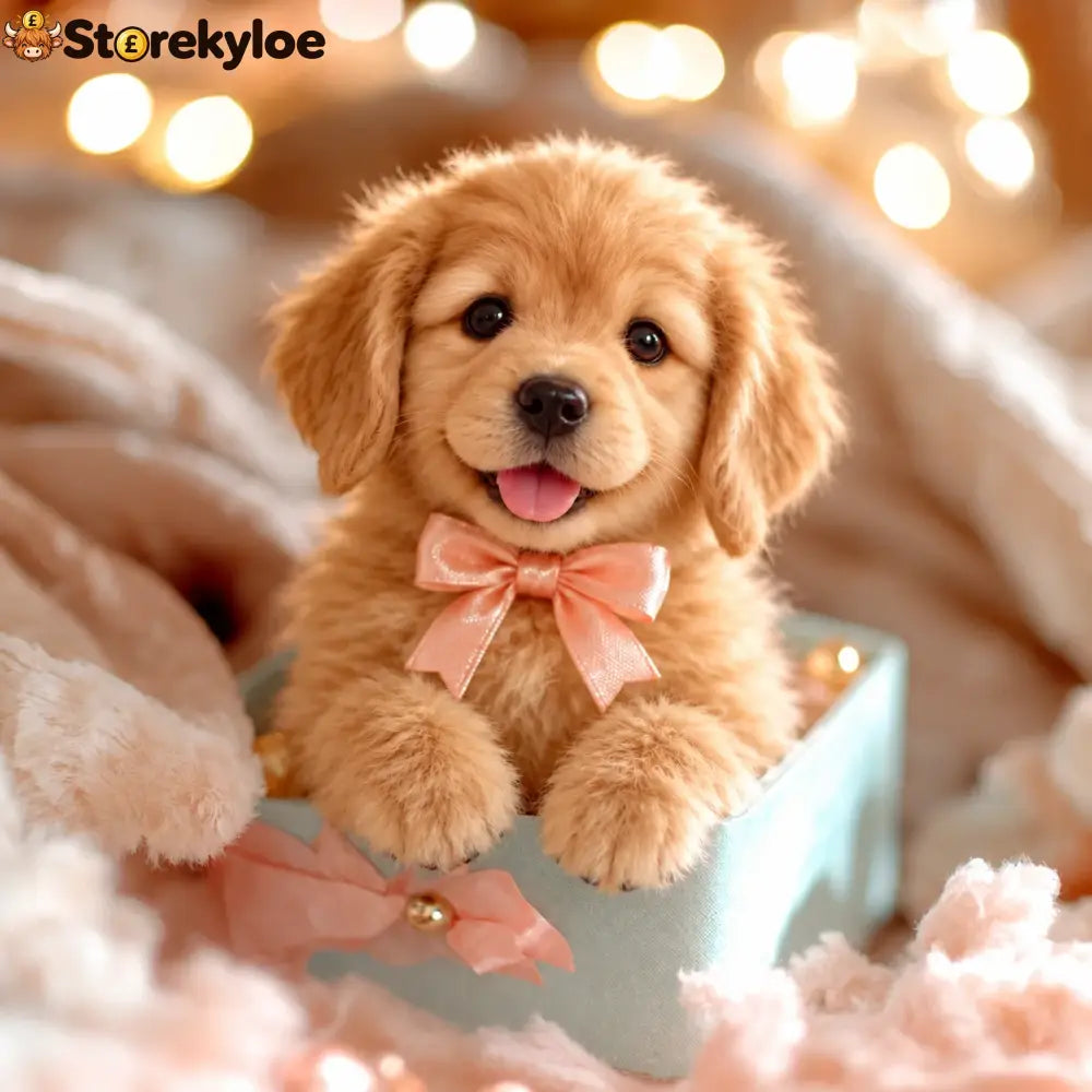 🎄49% OFF🐕🐾 Golden Buddy™ Realistic Robot Golden Retriever Puppy