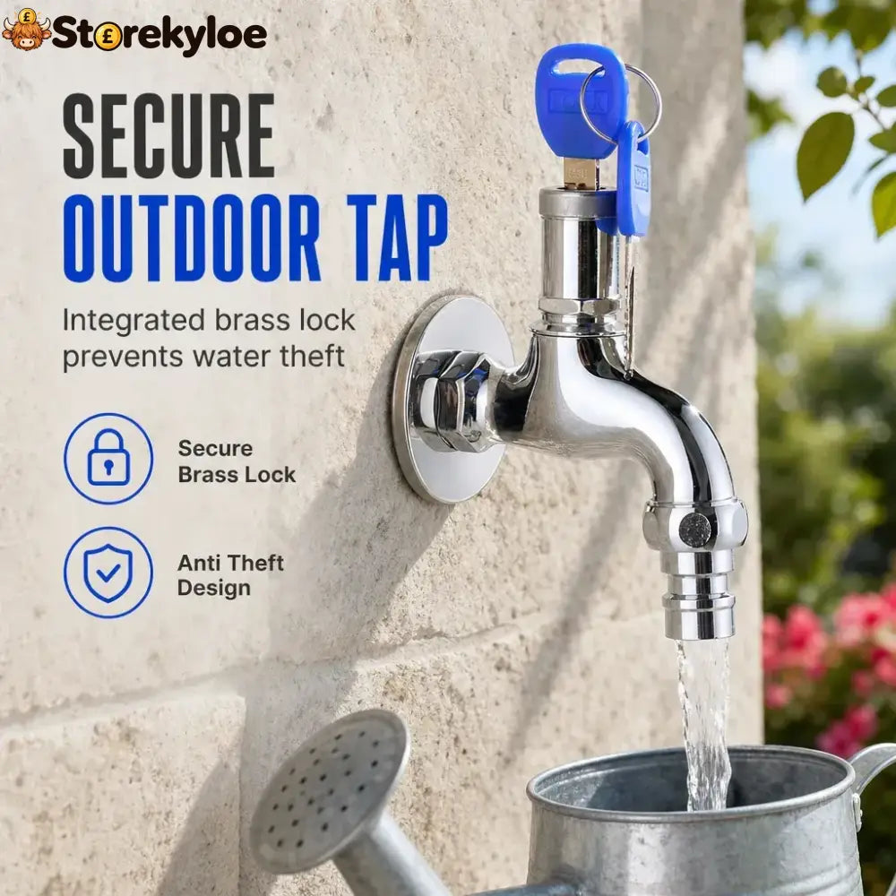🔥 49% OFF🔥 - Lockable Outdoor Water Faucet with Key - 🎁Buy 2 Get 1 Free (3PCS) - Hot Sale