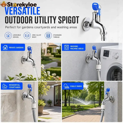 🔥 49% OFF🔥 - Lockable Outdoor Water Faucet with Key - Hot Sale