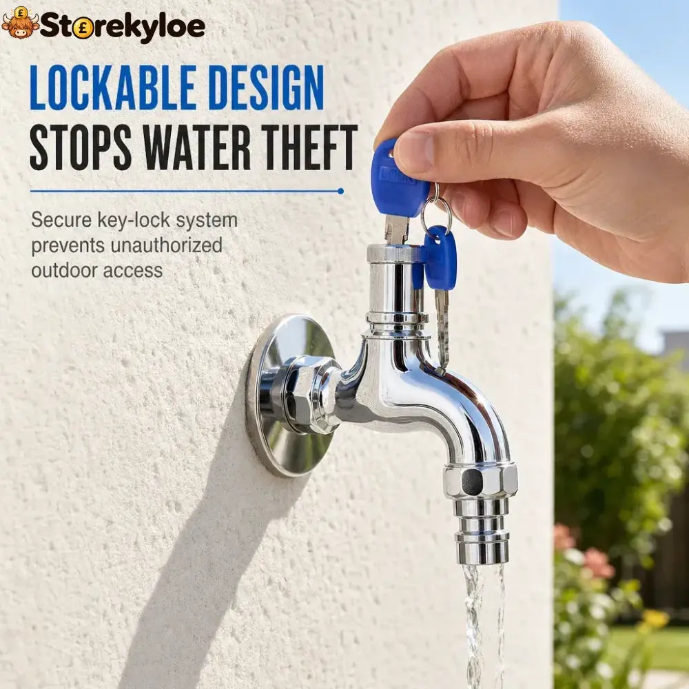 🔥 49% OFF🔥 - Lockable Outdoor Water Faucet with Key - Hot Sale