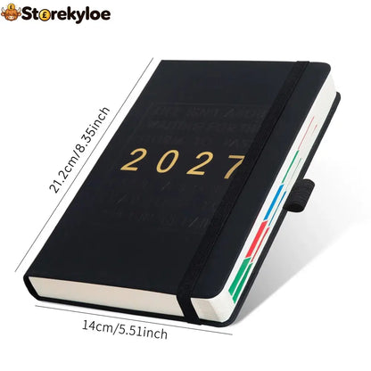 📅 49% OFF NOW! 📓 2027 Calendar Notebook – A5 one day per sheet date-marked – Ideal for daily logs & future reference ✨