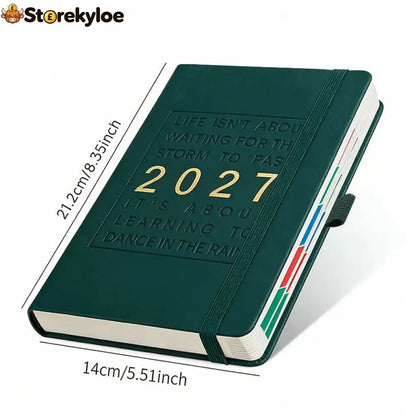 📅 49% OFF NOW! 📓 2027 Calendar Notebook – A5 one day per sheet date-marked – Ideal for daily logs & future reference ✨