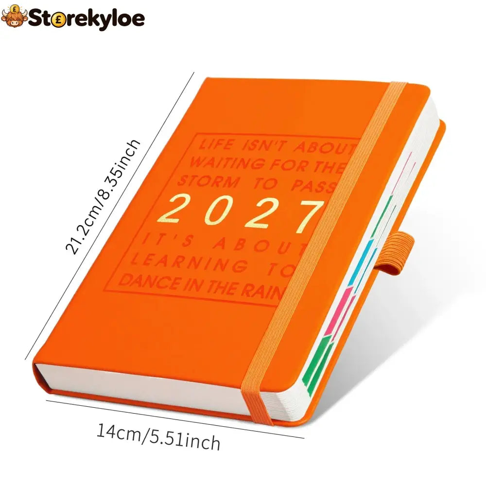 📅 49% OFF NOW! 📓 2027 Calendar Notebook – A5 one day per sheet date-marked – Ideal for daily logs & future reference ✨