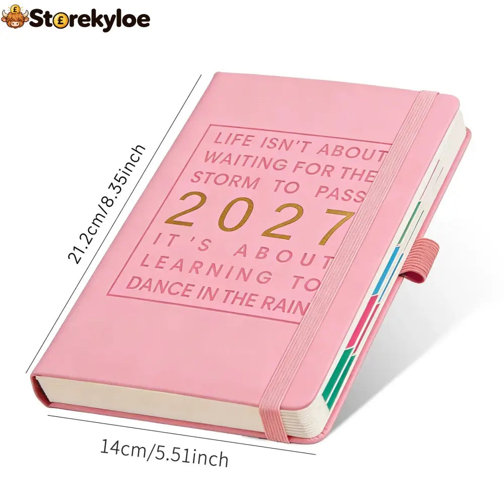 📅 49% OFF NOW! 📓 2027 Calendar Notebook – A5 one day per sheet date-marked – Ideal for daily logs & future reference ✨
