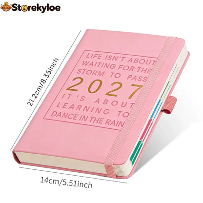 📅 49% OFF NOW! 📓 2027 Calendar Notebook – A5 one day per sheet date-marked – Ideal for daily logs & future reference ✨