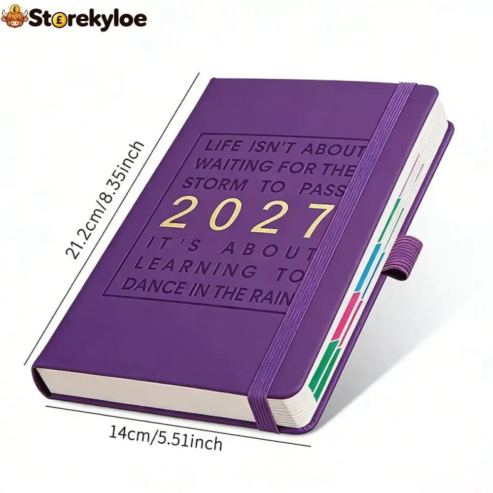 📅 49% OFF NOW! 📓 2027 Calendar Notebook – A5 one day per sheet date-marked – Ideal for daily logs & future reference ✨