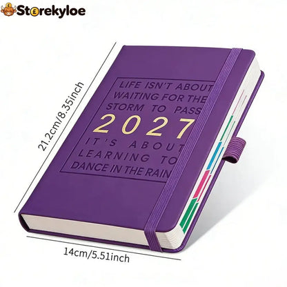 📅 49% OFF NOW! 📓 2027 Calendar Notebook – A5 one day per sheet date-marked – Ideal for daily logs & future reference ✨